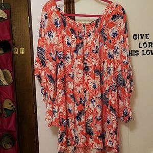 3/4 length sleeve blouse
